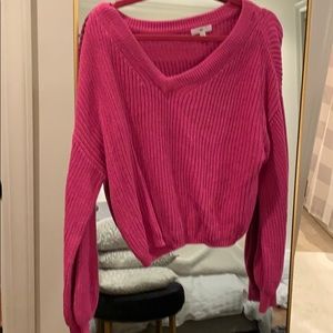 Nordstrom / BP cropped knit sweater